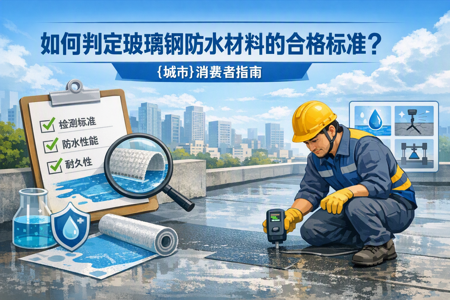 如何判定玻璃钢防水材料的合格标准？ 资阳 消费者指南
