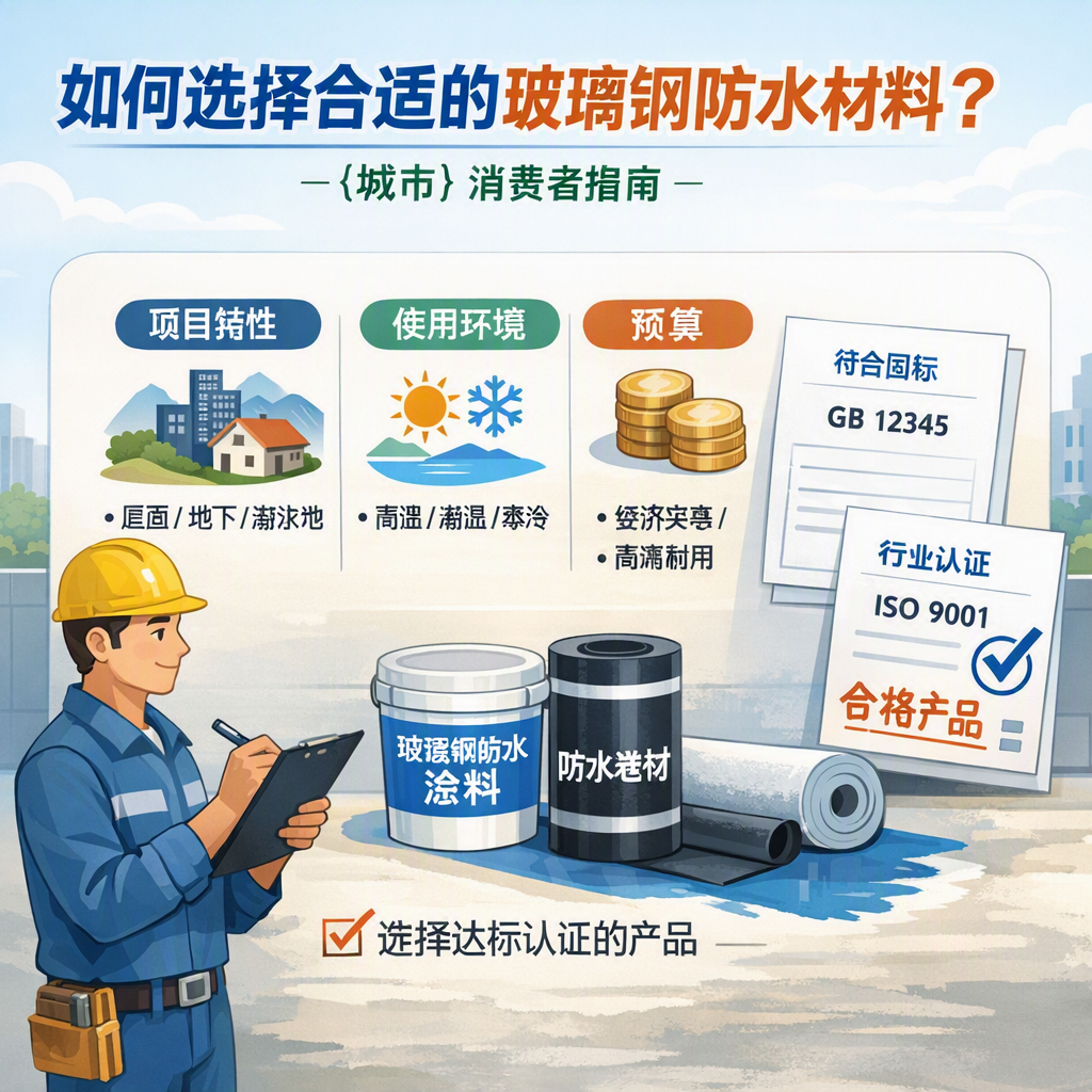 如何判定玻璃钢防水材料的合格标准? 资阳 消费者指南